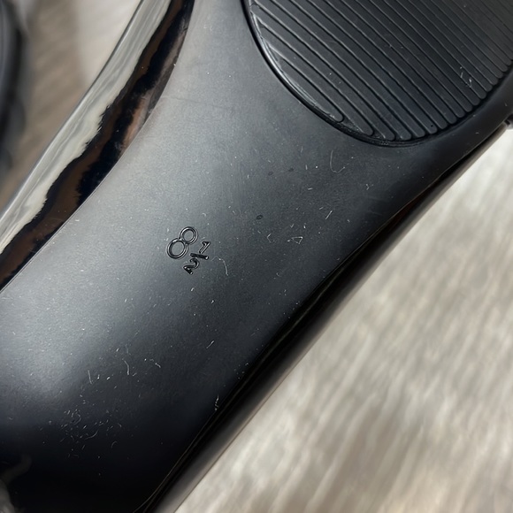 Kelly & Katie Black Patent Leather Stiletto Shoes / Heels Size 8.5, 3” Heel - Picture 9 of 16